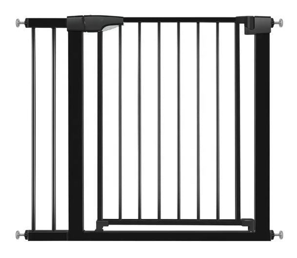 Extension Door Stairs Pet Kids extension for baby safety gate 28 cm (Black)
