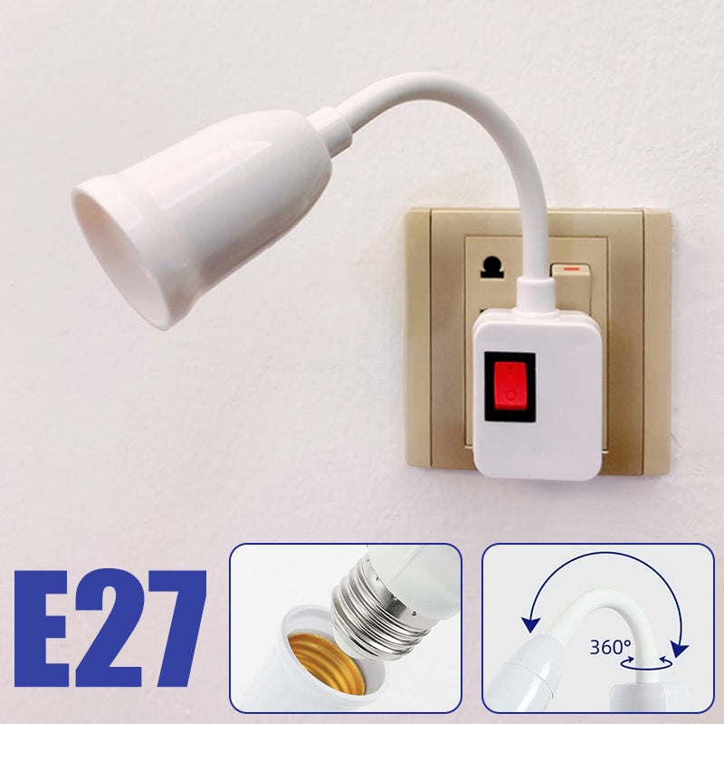 (2 Pieces) Switch Adapter Socket for Light Lamp Holder 2 pc's…