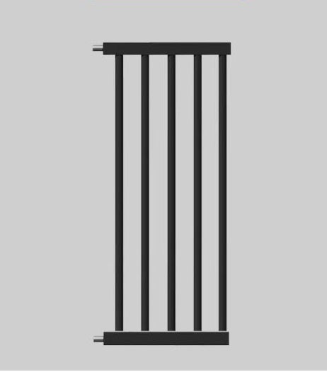 Extension Door Stairs Pet Kids  extension for baby safety gate 28 cm (Black)